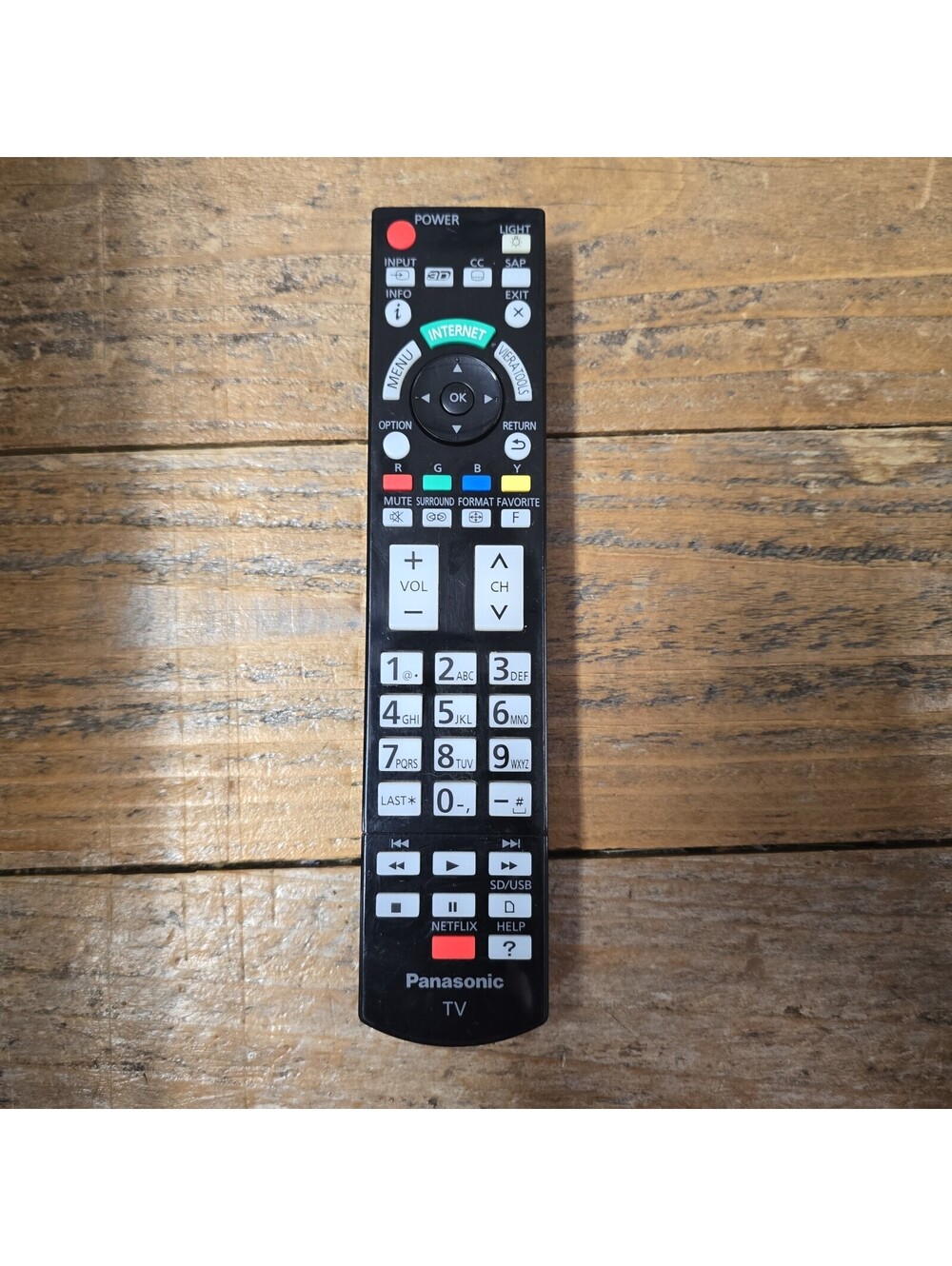Panasonic Remote Control N2QAYB000777 For TC-P65ST50 TC-P55VT50 TV Works OEM